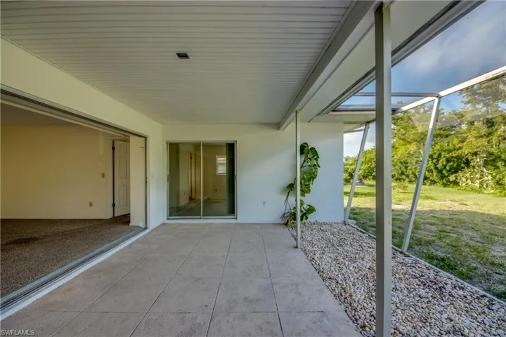 Lanai Entry from Great Room Sliders