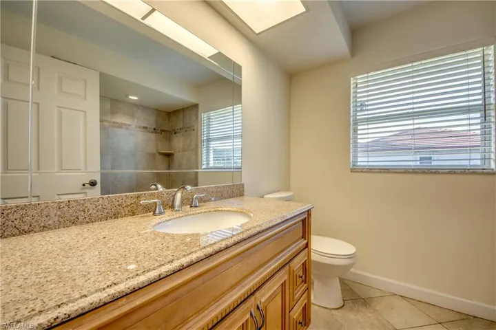 Secondary Bath with Granite Countertops