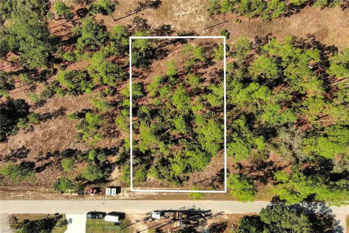 Aerial view of property's location featuring property boundaries highlighted