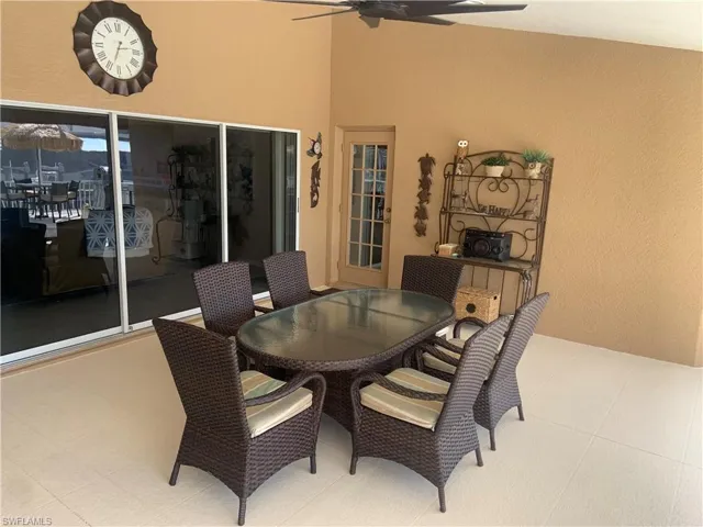 This patio set is stored in garage
