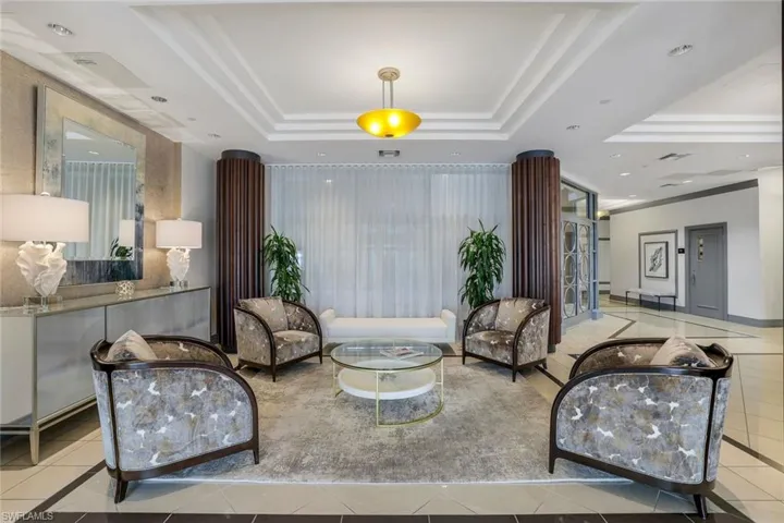 Newly renovated lobby area. Savoy has full-time front desk attendant.