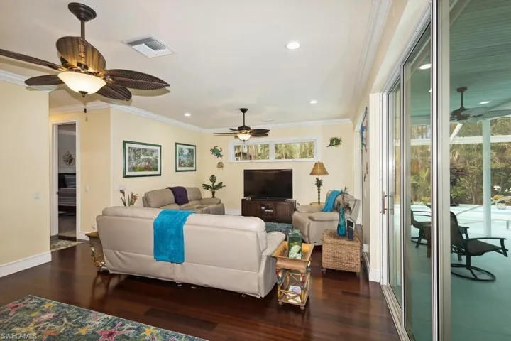 Family Room viewed from kitchen