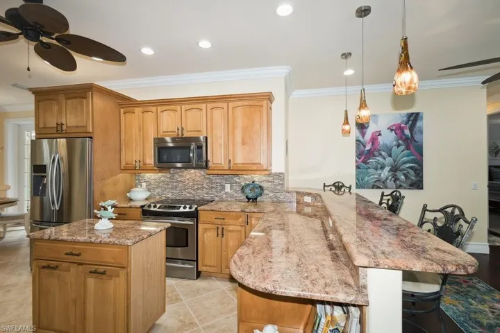 Kitchen Open to Family Room