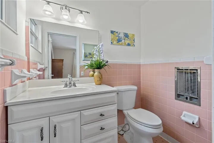 Half bath could be converted to full