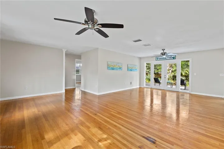 Hardwood floors all thru Bungalow