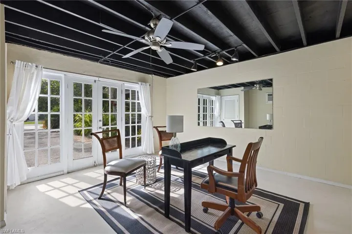 Casita was an art studio, now an office