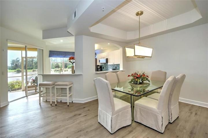 Tray coffered ceiling dining room!