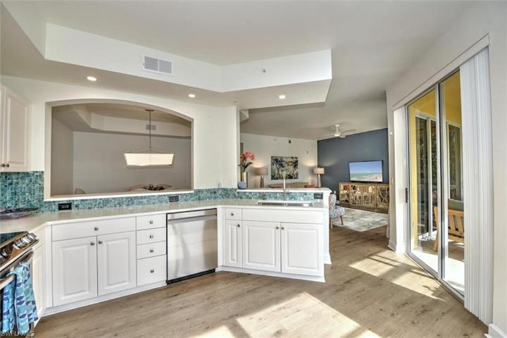 View of kitchen to dining room &  living room!
