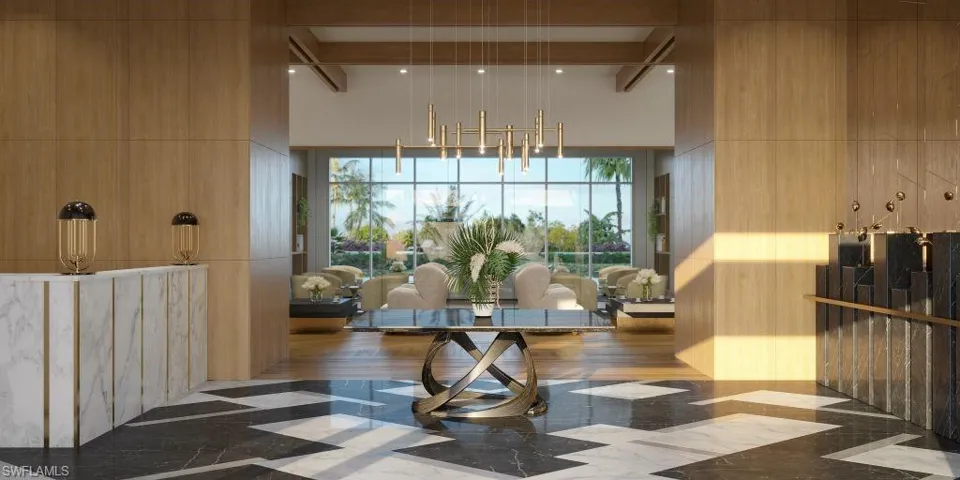 Lobby - All artist’s renderings are proposed concepts shown only for marketing purposes and are based upon current development plans, which are subject to change by the developer, WSR-Colony, LLC, which reserves the right to make changes at its sole discretion, without prior notice or approval of the purchaser.