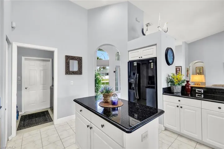 Leads to Laundry & Garage Access