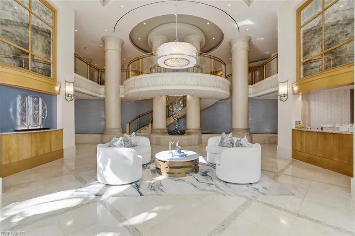 The spectacular grand lobby.