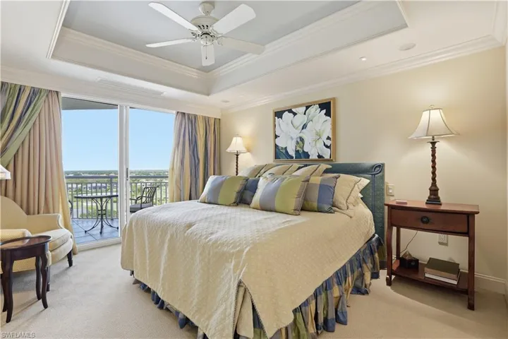 One of two spacious guest suites, thoughtfully separated from the main living area and primary bedroom.