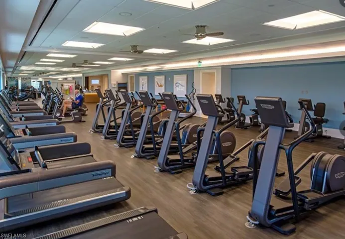 Bonita Bay's club membership includes this state of the art, award winning fitness center and spa!