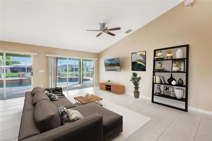 Staged Open Living Area