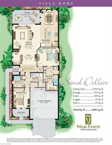 Sand Dollar WCI Floor Plan