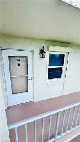 Exterior view of stucco siding