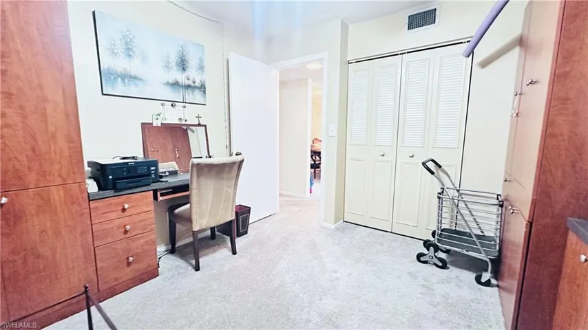 Office featuring carpet floors