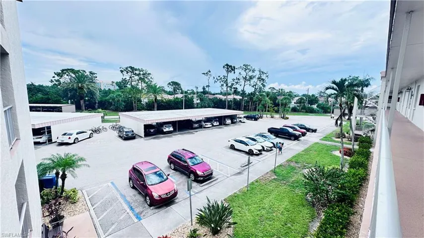 View of uncovered parking lot