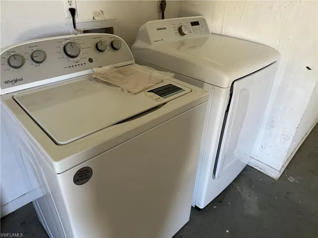 Washer and Dryer included