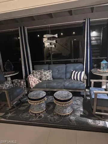 View of patio featuring outdoor lounge area