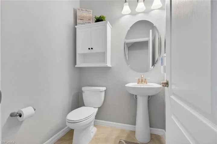 downstairs powder room