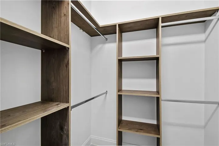 View of spacious closet