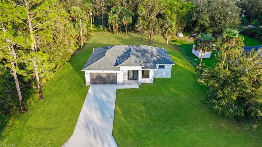 Aerial view of property and surrounding area