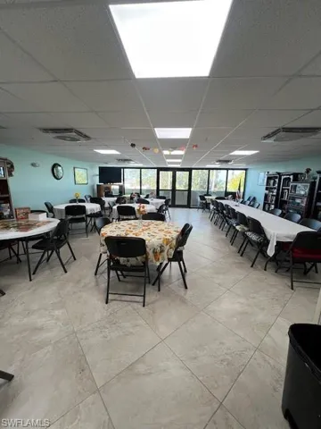 Community gathering and meeting room.