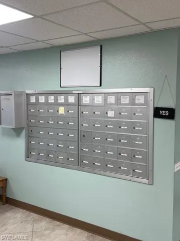 Mail in building.
