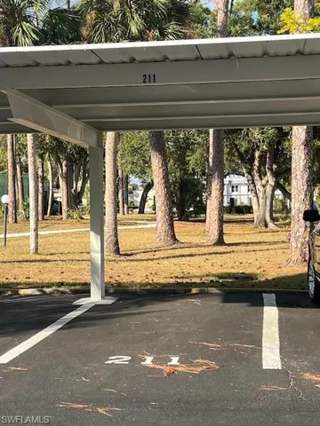 Covered parking!