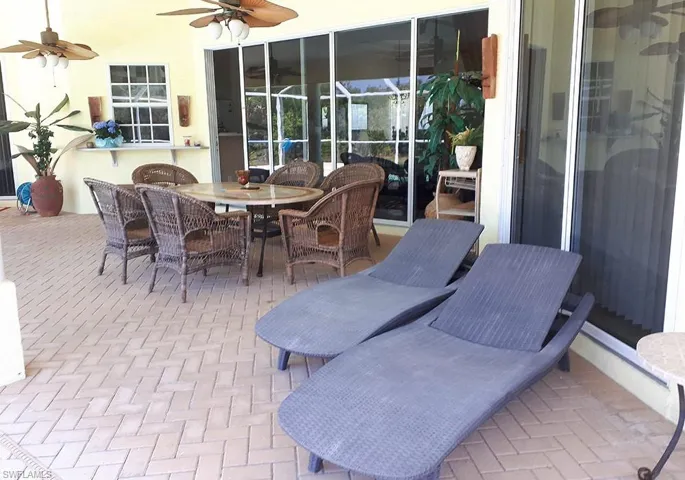 View of patio