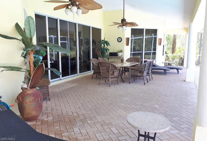 View of patio