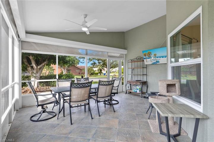 Screened Lanai with Hurricane Shutters