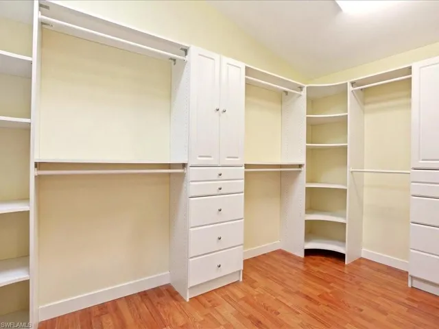 Primary walk in closet