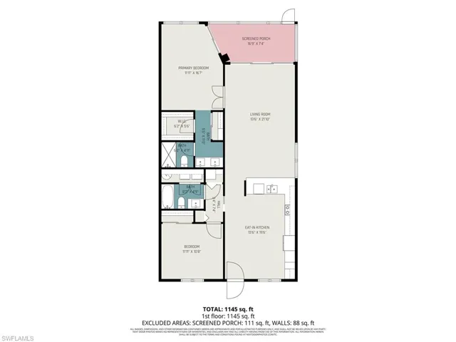 View of floor plan / room layout