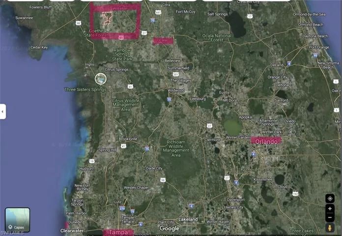 Map location