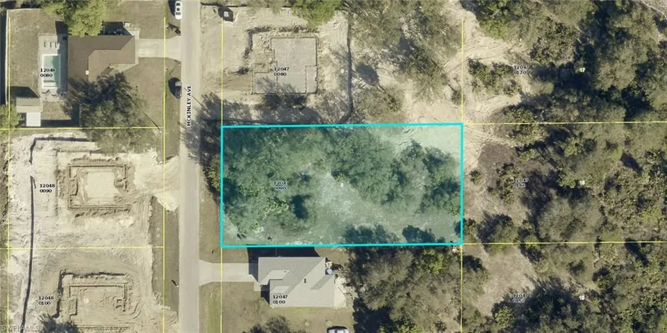 Aerial Map. Depicting the geographic boundaries and surrounding elements of the property