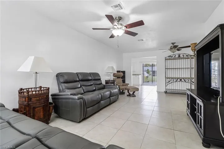 Living Room when entering