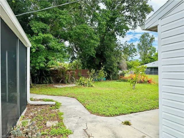 View of yard featuring a patio