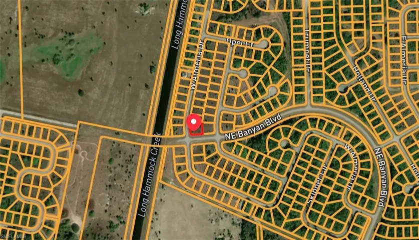 Aerial view of property's location