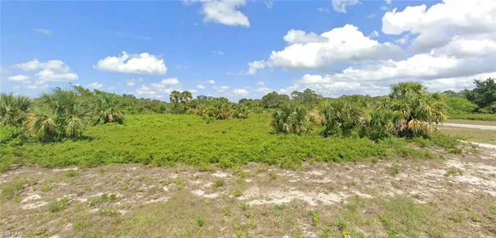 View of undeveloped land