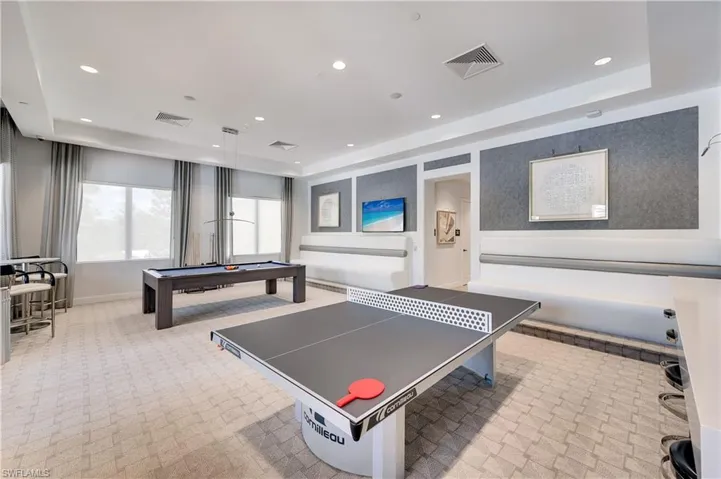 Billiard room