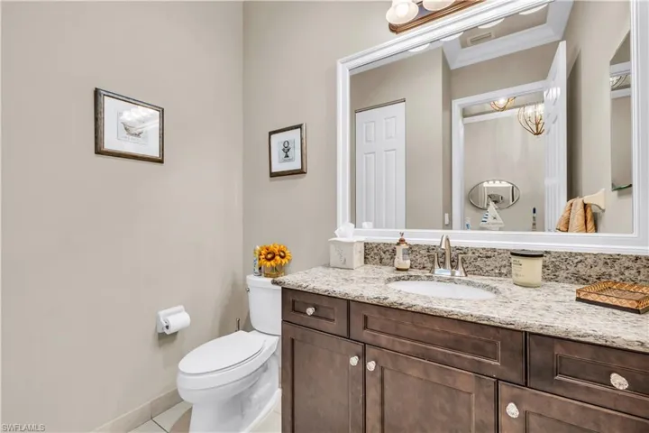 Powder room for guests