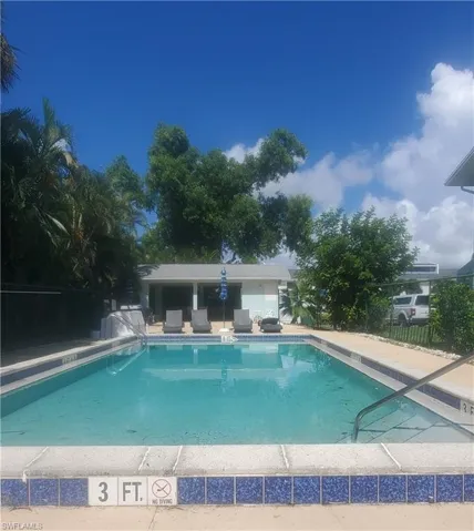 View of pool