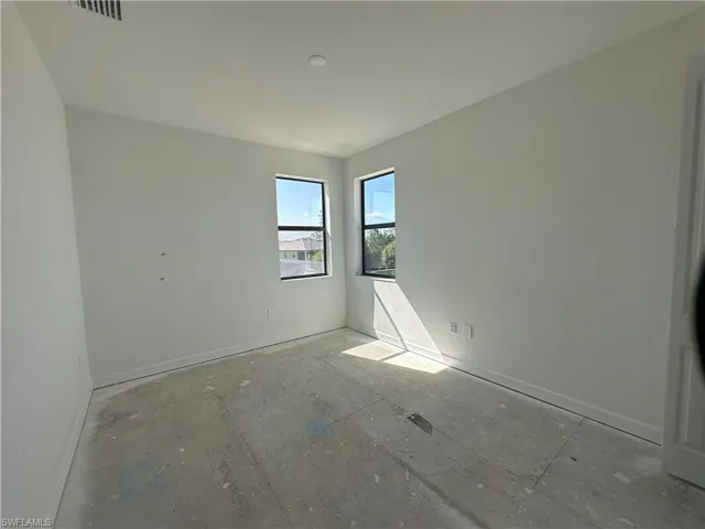 View of spare room