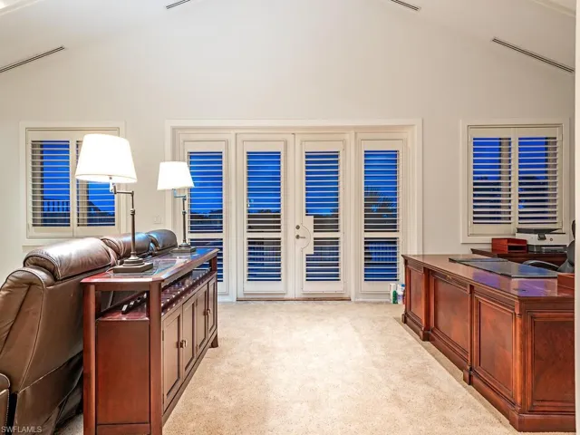 Office/Family Room with access to balcony with spectacular water views