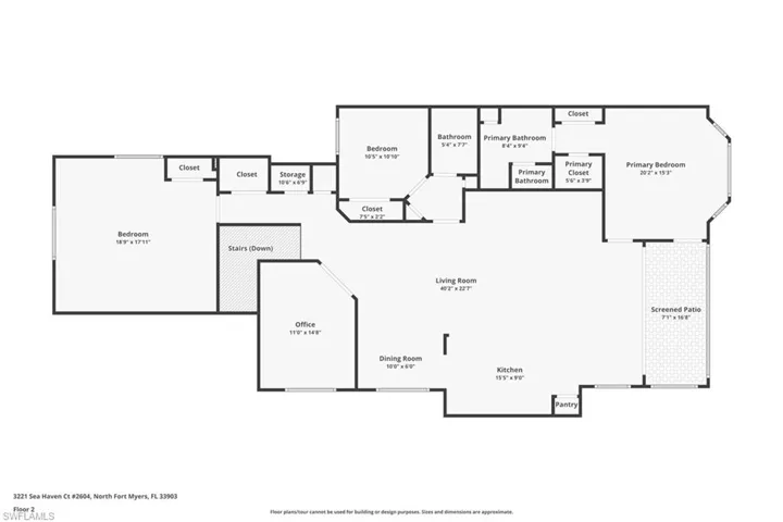 View of floor plan / room layout