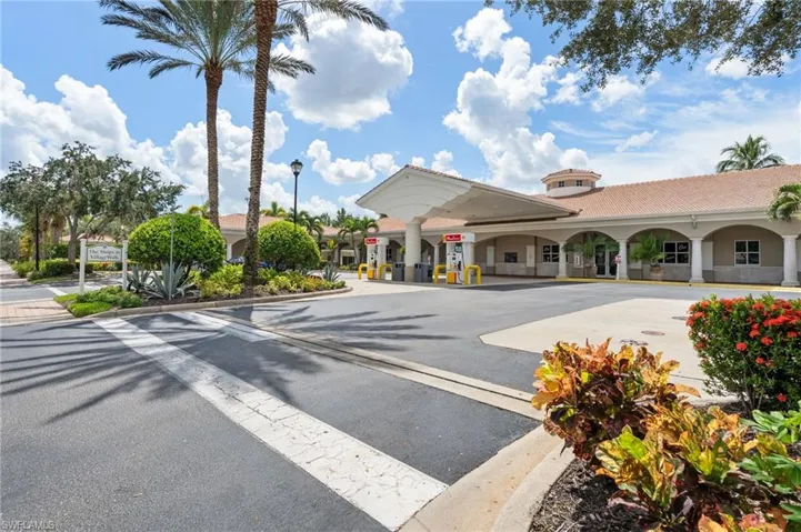 Community town center with abundance of amenities including post office, gas station with car wash, beauty salon, restaurant, ice cream shop, and more!