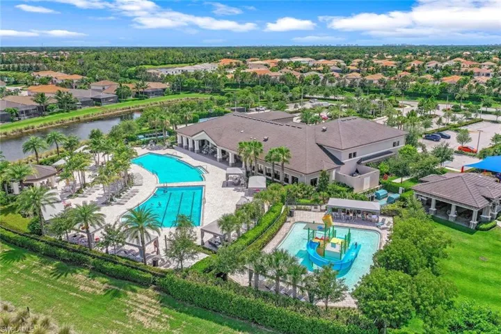 Aerial perspective of ammenities