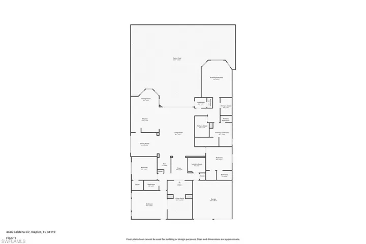 View of floor plan / room layout